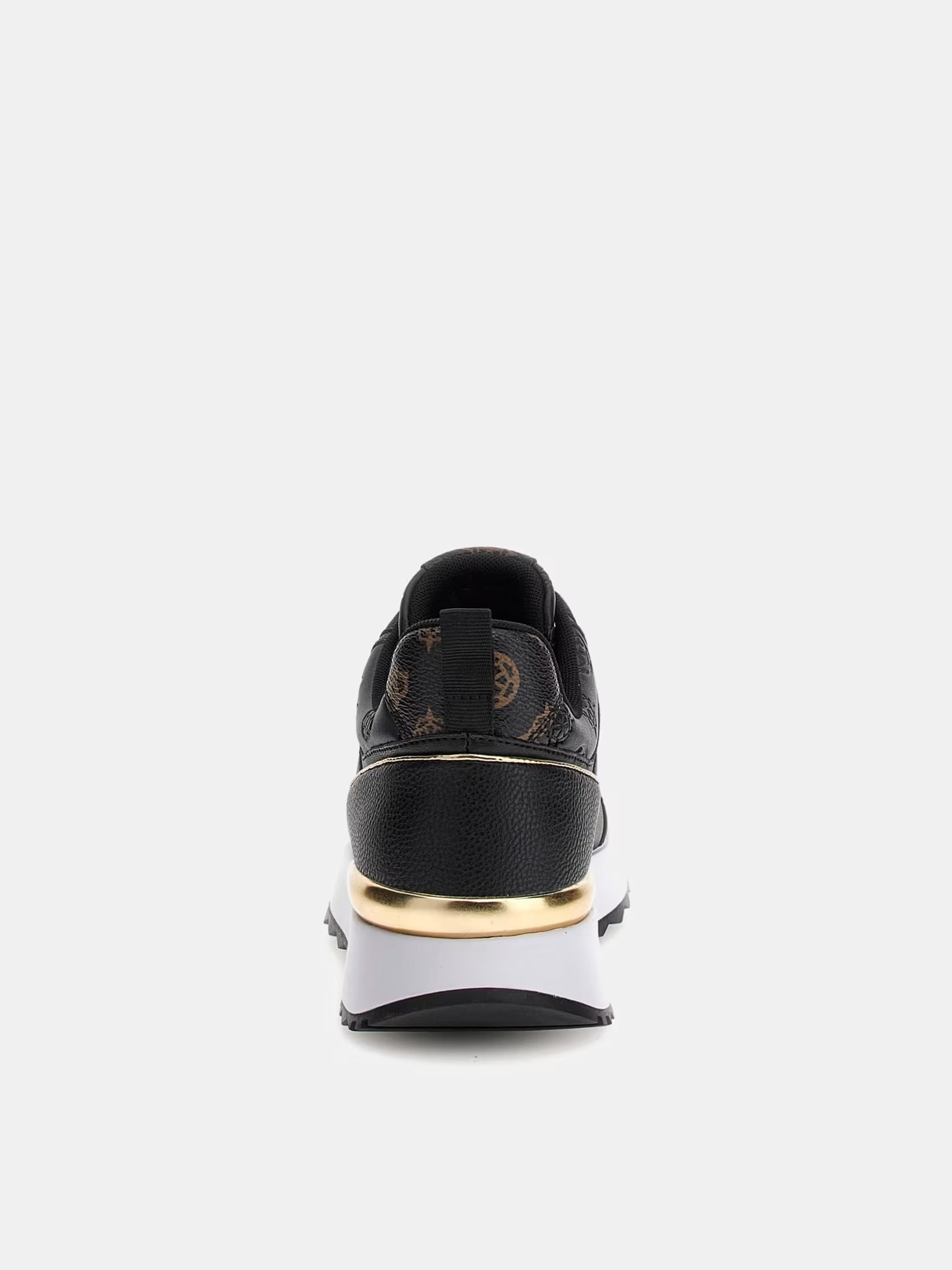 Guess FL8DDY sneaker Kaddy nera con dettagli oro
