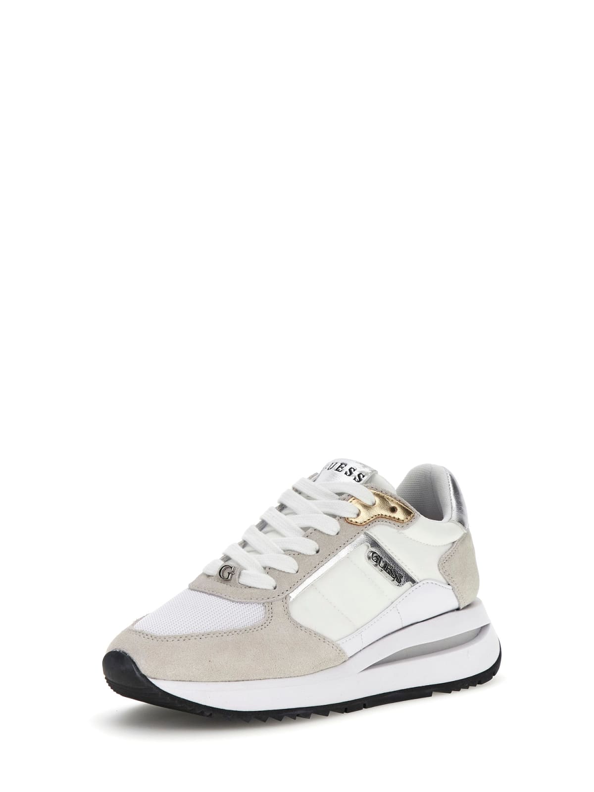 Guess FLPEGY FAB12 Runner Energy Misto Pelle white/silver