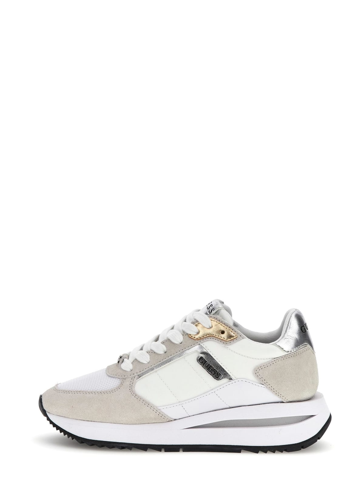 Guess FLPEGY FAB12 Runner Energy Misto Pelle white/silver