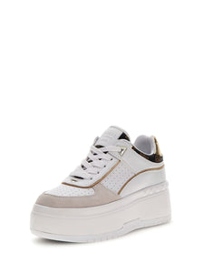 Guess FLPRID PEL12 sneakers in pelle white