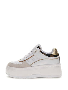 Guess FLPRID PEL12 sneakers in pelle white