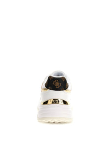 Guess FLTFON sneakers donna FONZI white/brown