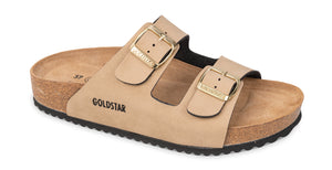 Goldstar GS1571 ciabatta donna doppia fascia startek sabbia
