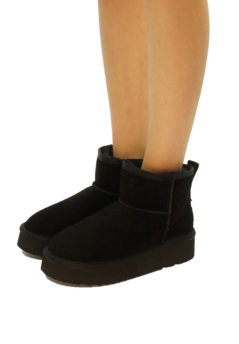 Gardini Spirit GS477 stivaletto donna Francine color nero in pelle scamosciata