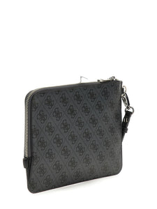 Guess HMEVZL P2286 tracolla uomo in tessuto black
