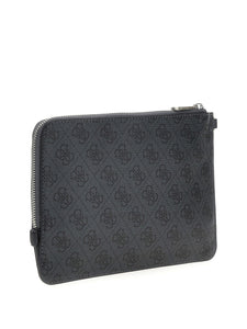 Guess HMEVZL P2286 tracolla uomo in tessuto black