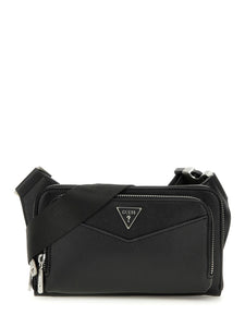 Guess HMSISA P5114 borsellino uomo a tracolla in tessuto black