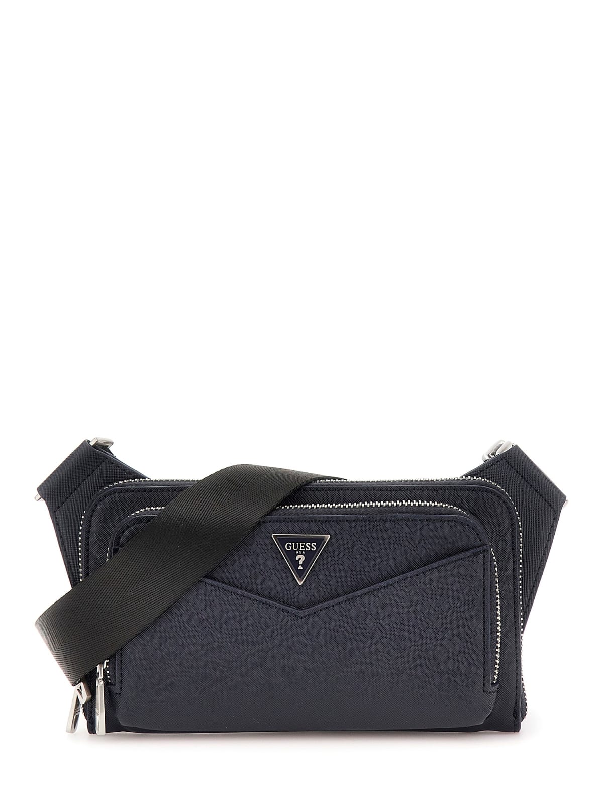 Guess HMSISA P5114 borsellino uomo a tracolla in tessuto dark blue