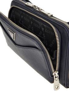 Guess HMSISA P5114 borsellino uomo a tracolla in tessuto dark blue