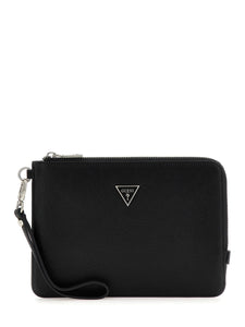 Guess HMTOSA P4255 pochette uomo in tessuto black