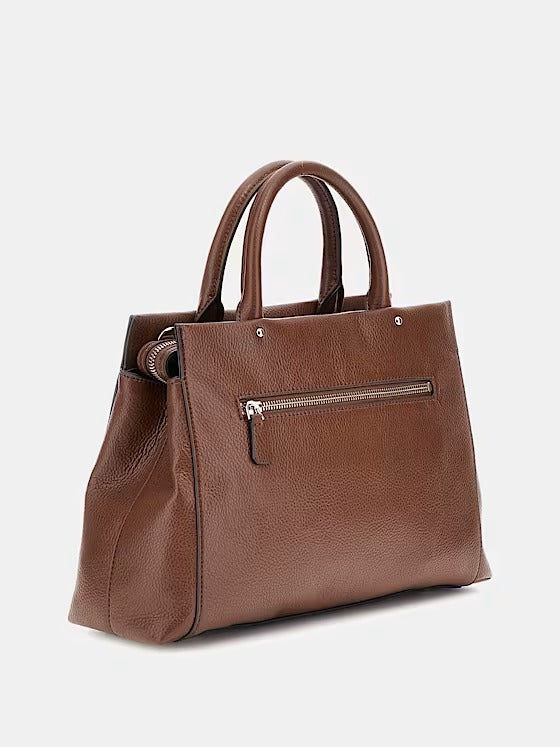 Guess HWBS8501060 Borsa a mano levia fibbie cioccolato