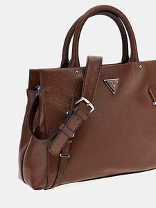 Guess HWBS8501060 Borsa a mano levia fibbie cioccolato