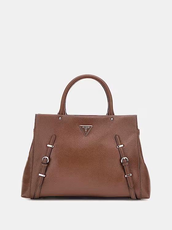 Guess HWBS8501060 Borsa a mano levia fibbie cioccolato