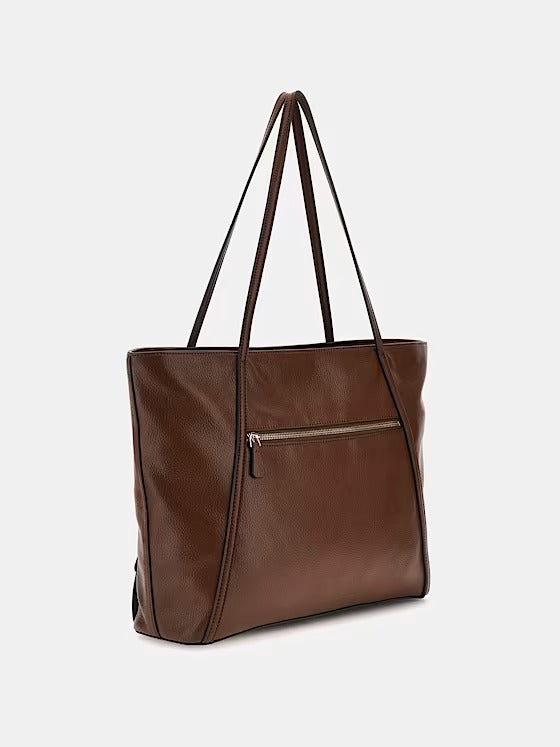 Guess HWBS8501230 Shopper levia fibbie cioccolato