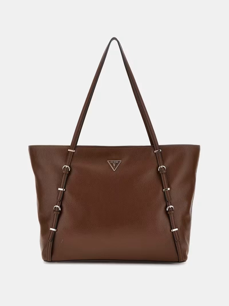 Guess HWBS8501230 Shopper levia fibbie cioccolato
