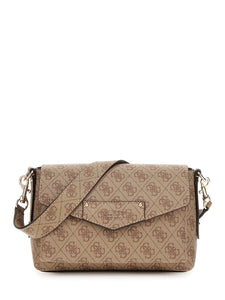 Guess HWEBG8 39019 borsa donna latte logo