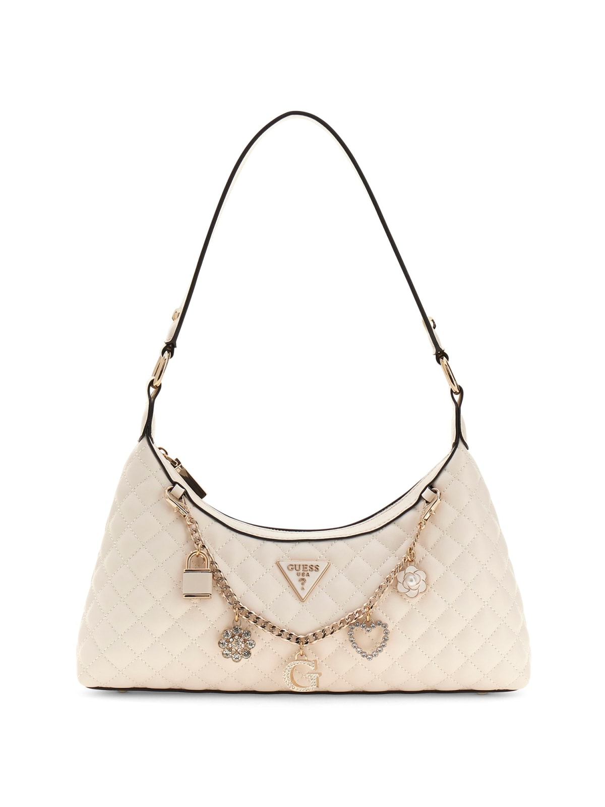 Guess HWEG86 79180 borsa a spalla con accessori black o white