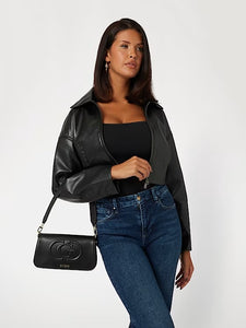 Guess HWEVG95320 Mini borsa a spalla eco mietta nero