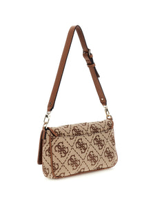 Guess HWJO96 42190 borsa donna latte logo