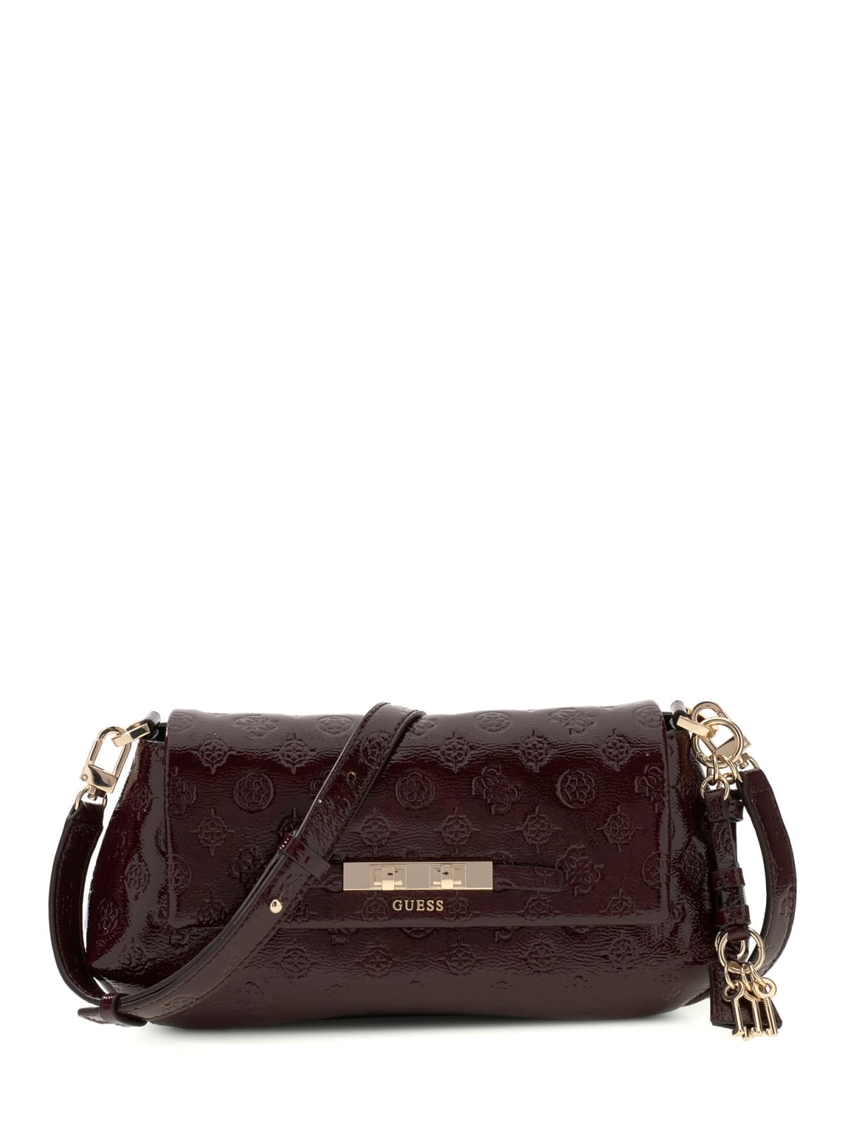 Guess HWPT22 borsetta lucida con dettagli dorati