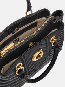 GUESS HWBQ8976060 BORSA A MANO LOVIDE TRAPUNTATA BLACK