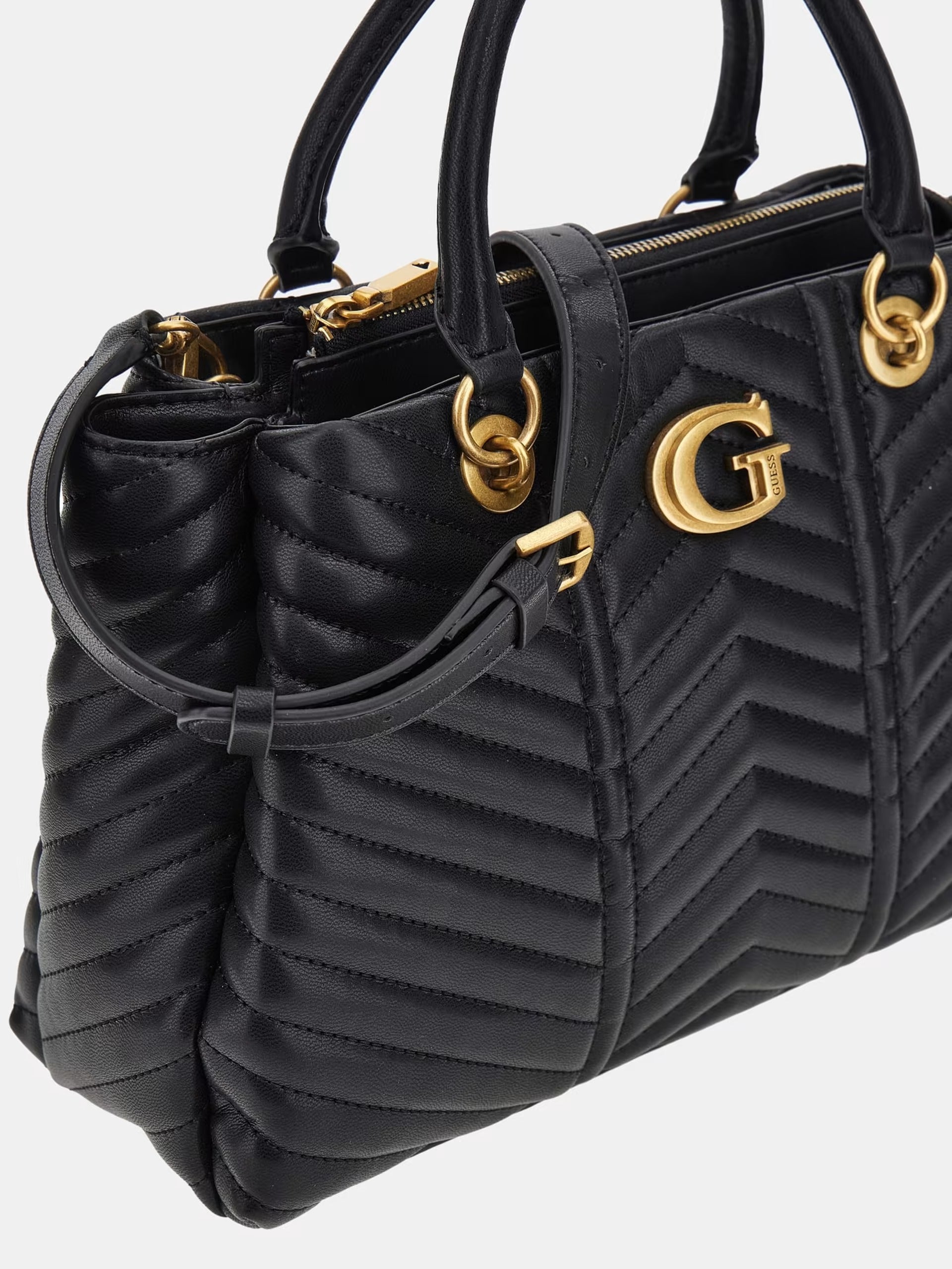 GUESS HWBQ8976060 BORSA A MANO LOVIDE TRAPUNTATA BLACK
