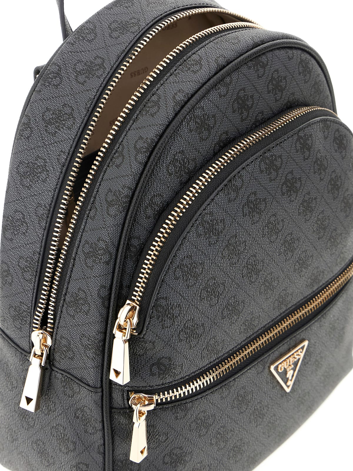 Guess HWSG71 18330 zaino con zip in tessuto nero o beige