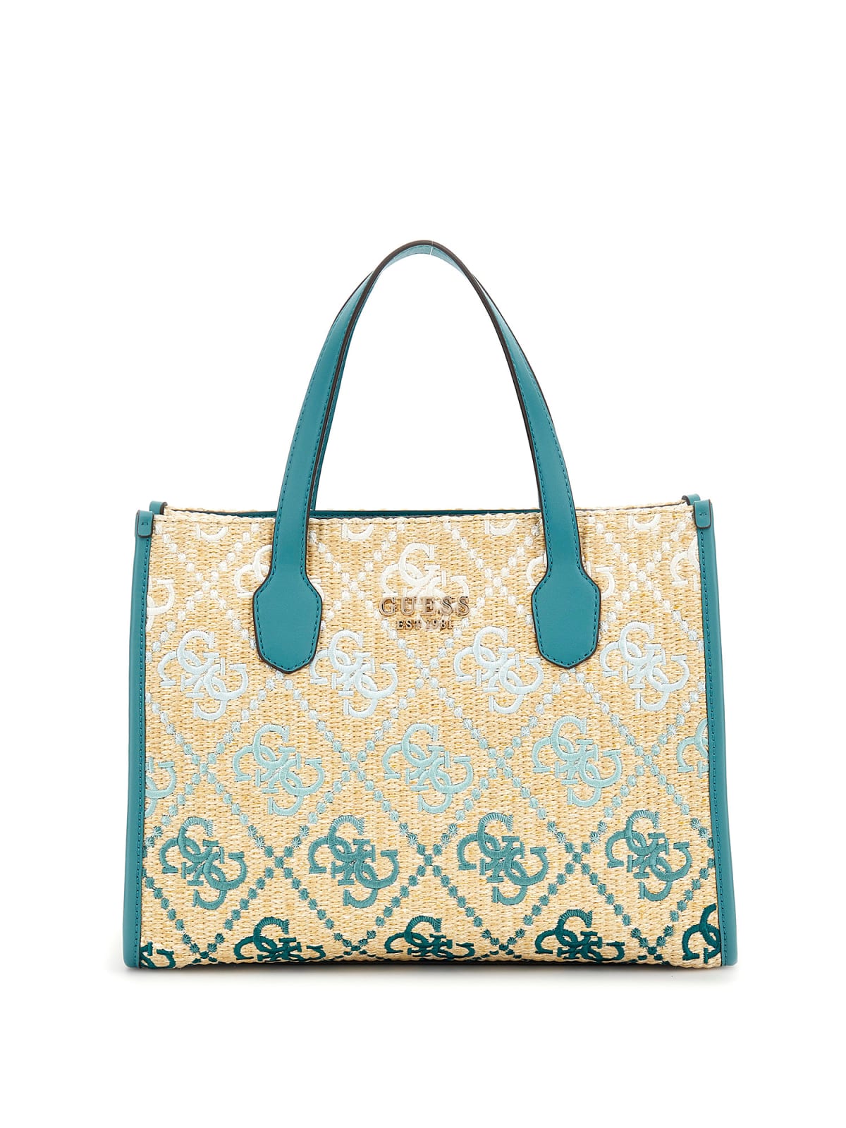 Guess HWSW86 65220 borsa donna teal logo