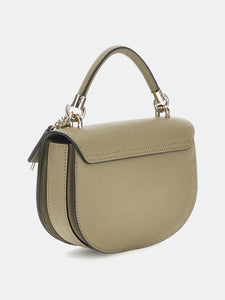 Guess HWVG9195770 mini borsa a mano gizele saffiano verde