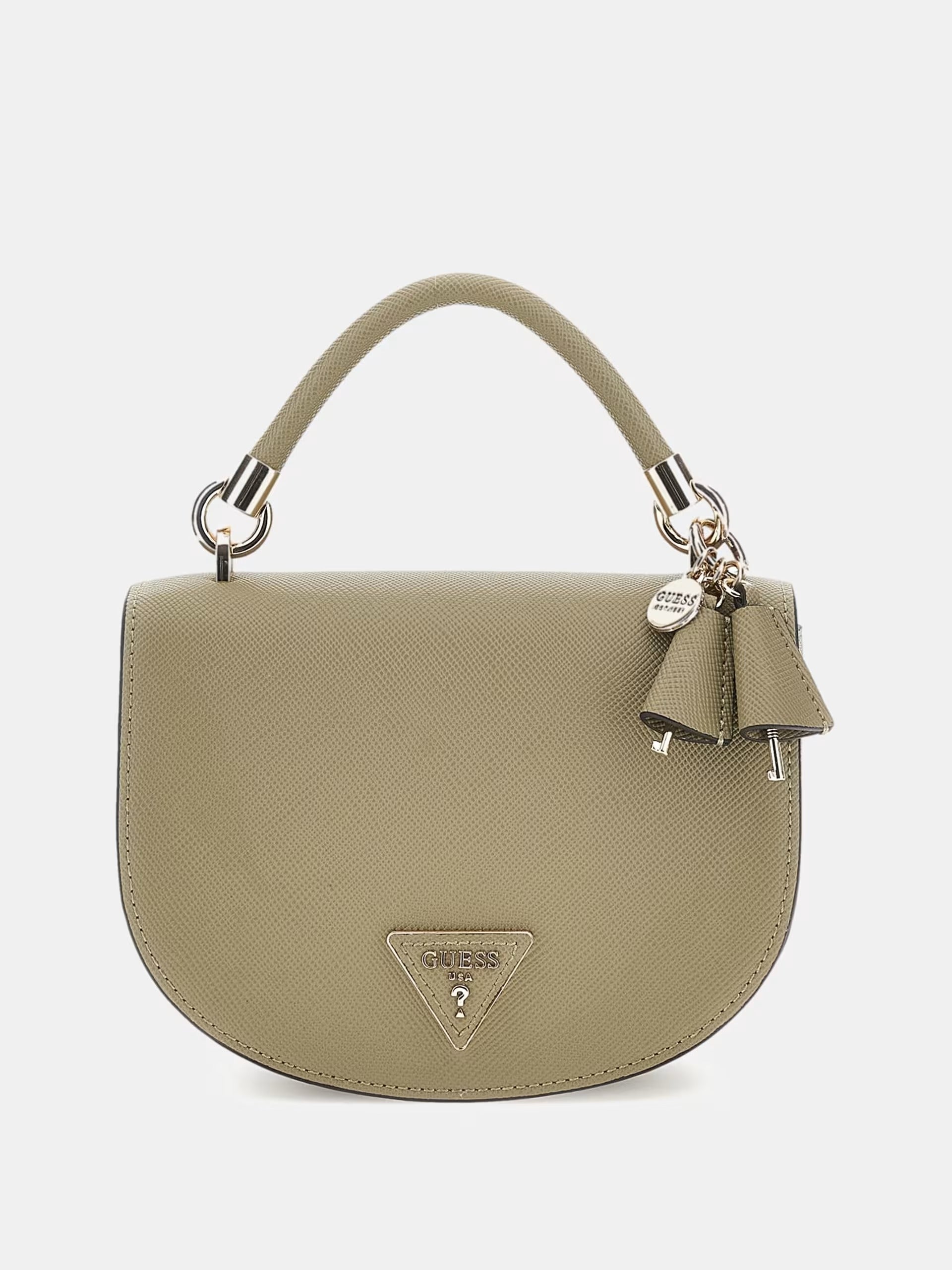 Guess HWVG9195770 mini borsa a mano gizele saffiano verde