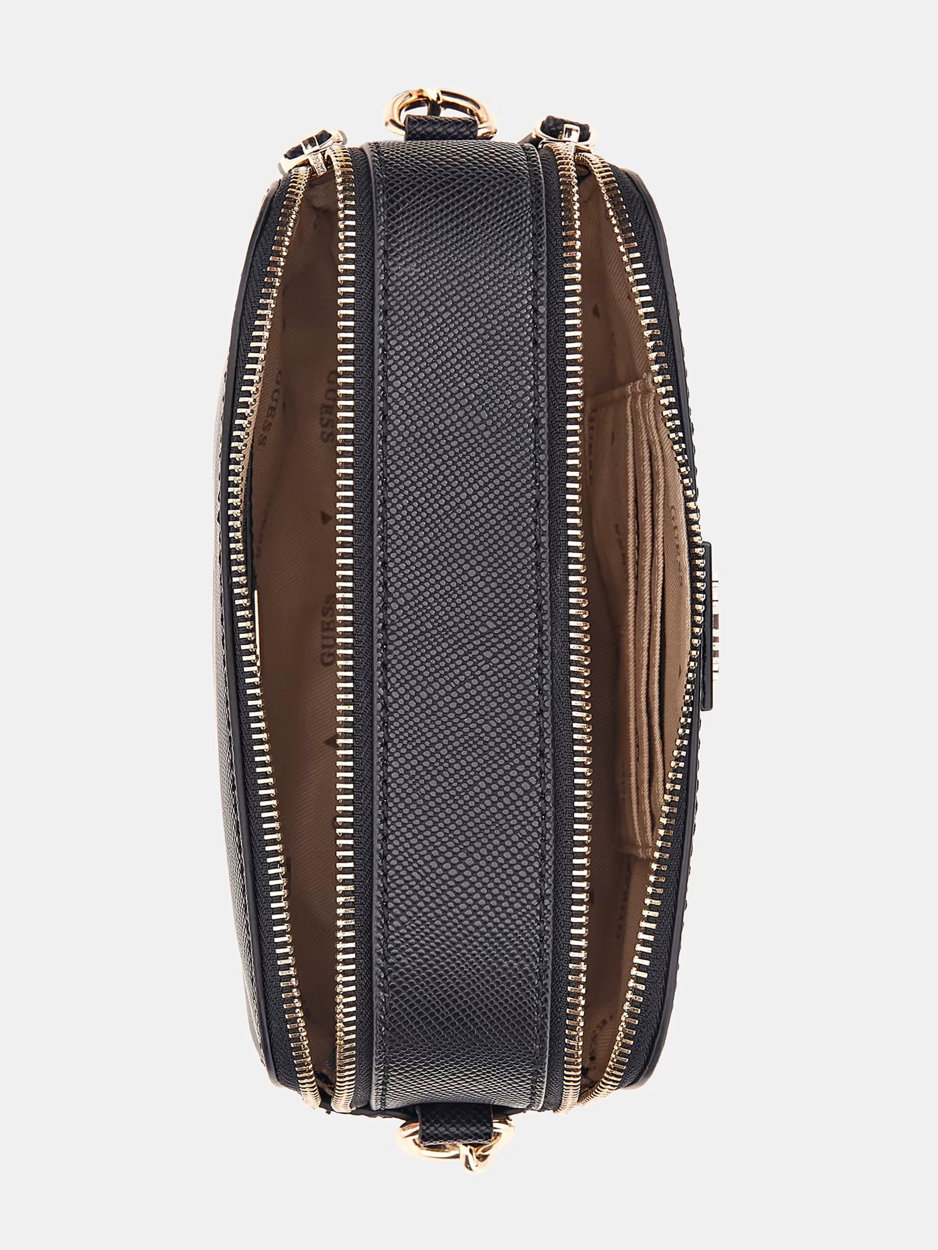 Guess HWZG7879140 tracolla noelle saffiano nero