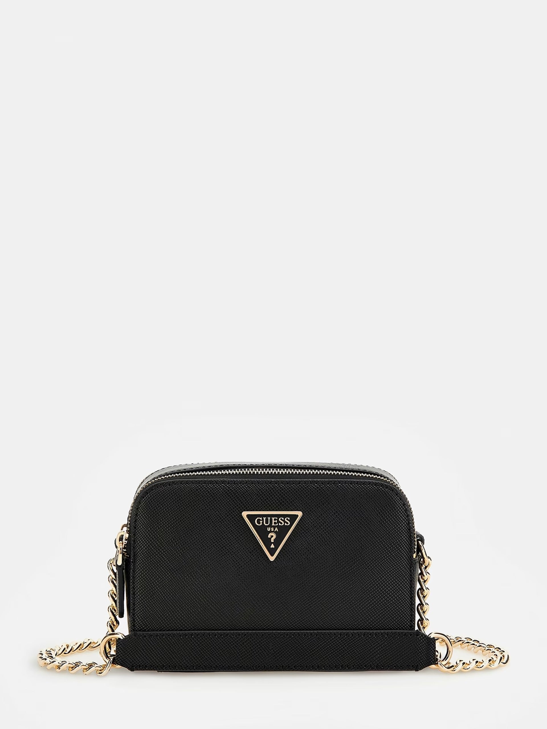 Guess HWZG7879140 tracolla noelle saffiano nero