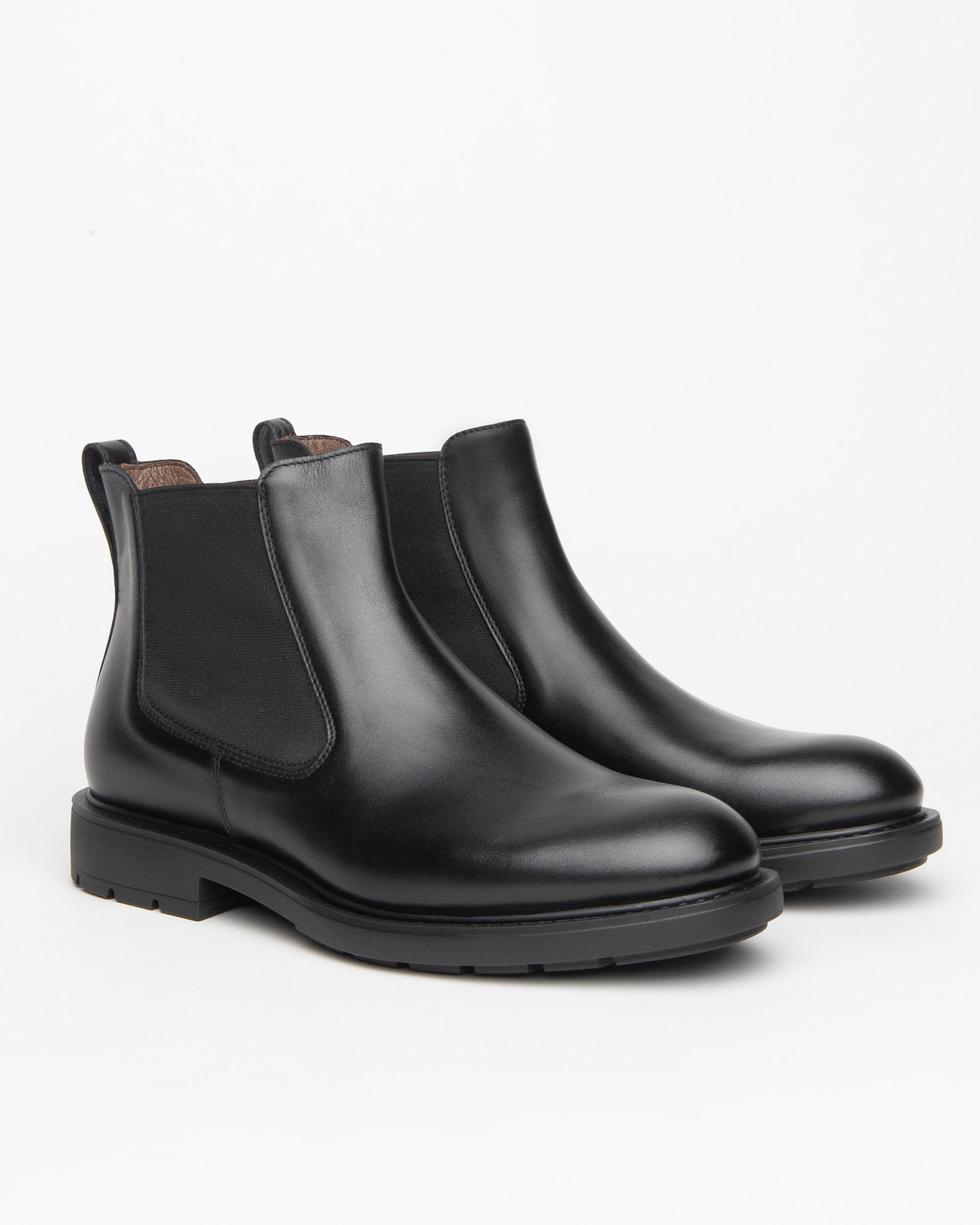 Nero Giardini I001663U Stivaletti chelsea uomo in pelle nero