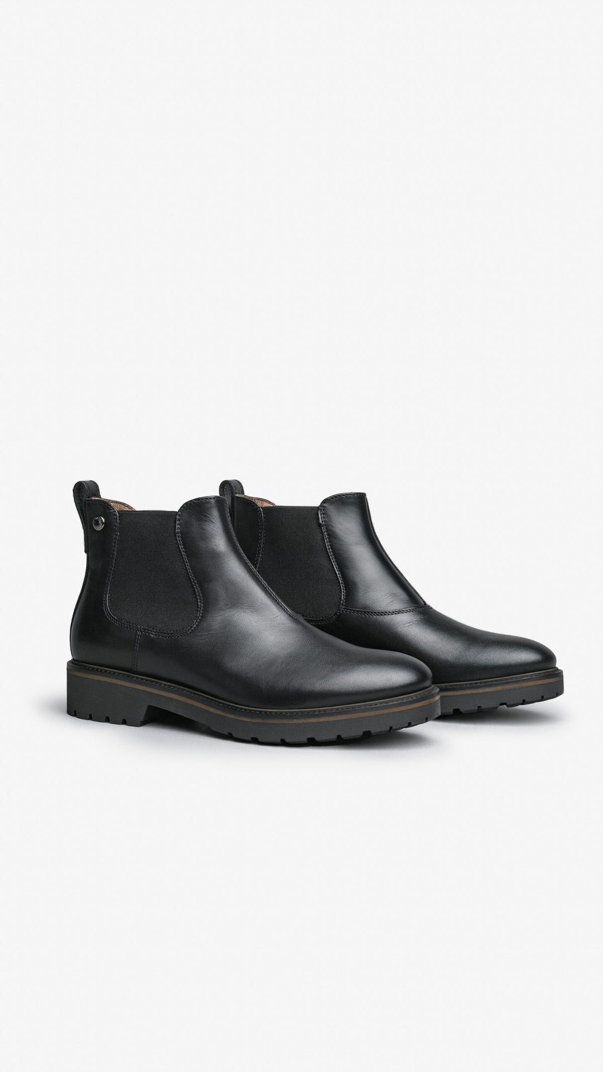 NERO GIARDINI I013121D STIVALETTI CHELSEA DONNA IN PELLE NERO
