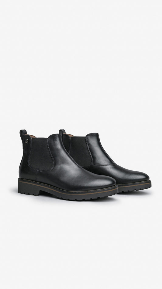NERO GIARDINI I013121D STIVALETTI CHELSEA DONNA IN PELLE NERO