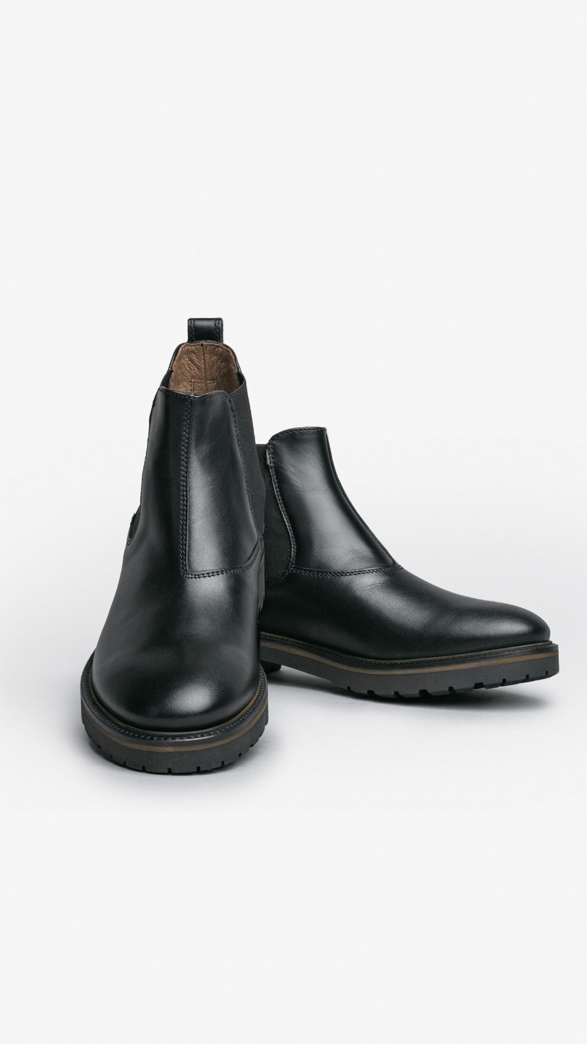 NERO GIARDINI I013121D STIVALETTI CHELSEA DONNA IN PELLE NERO