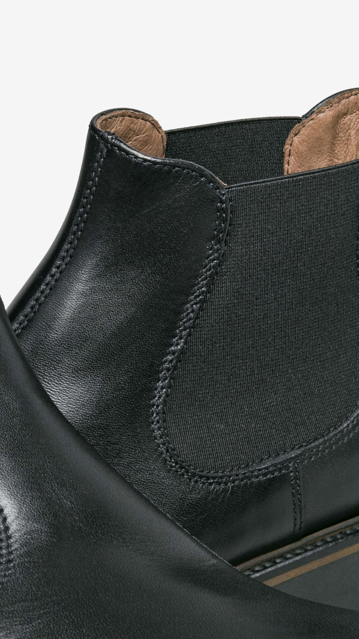 NERO GIARDINI I013121D STIVALETTI CHELSEA DONNA IN PELLE NERO