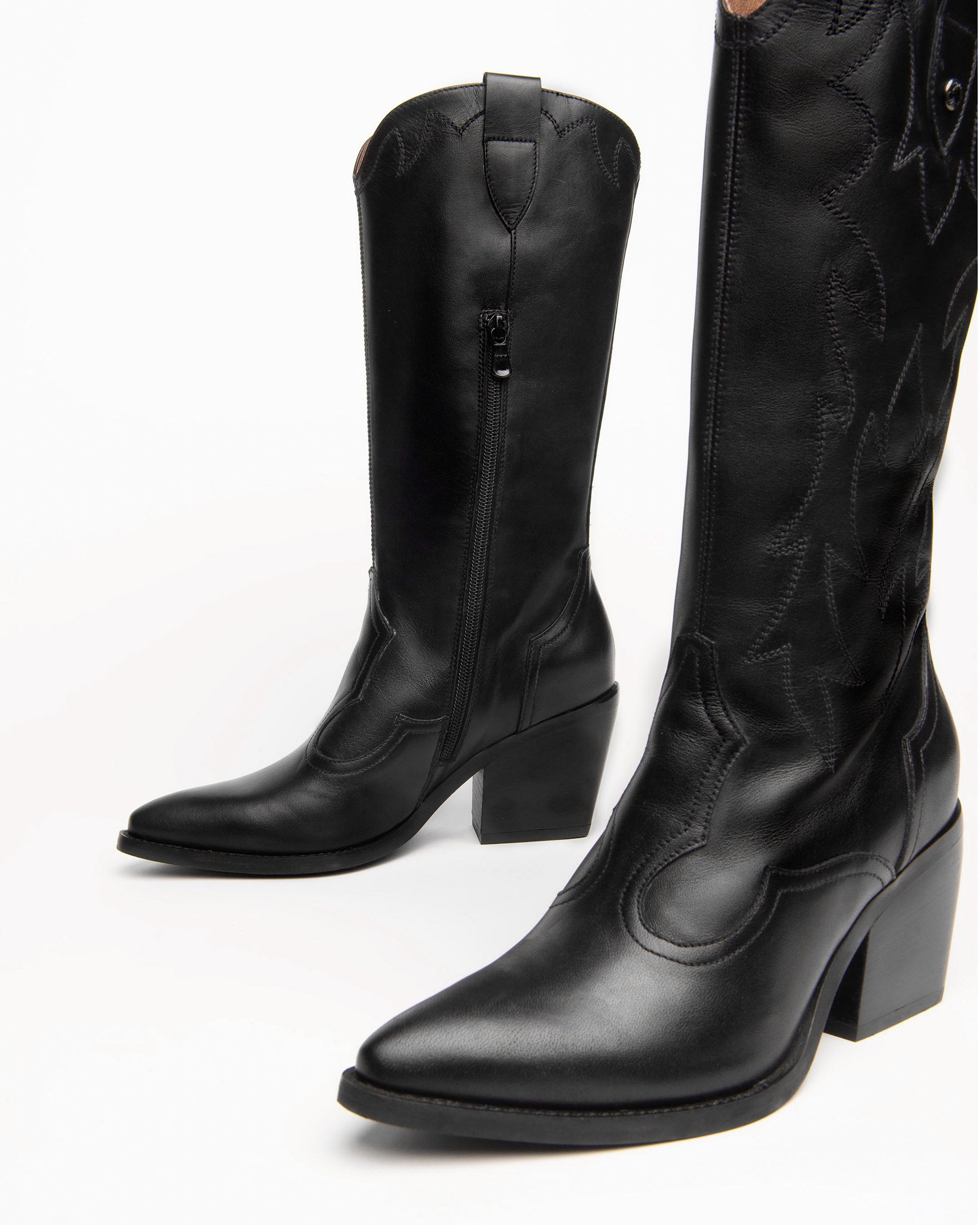 Nero Giardini I013274D Stivali Donna in Pelle nero