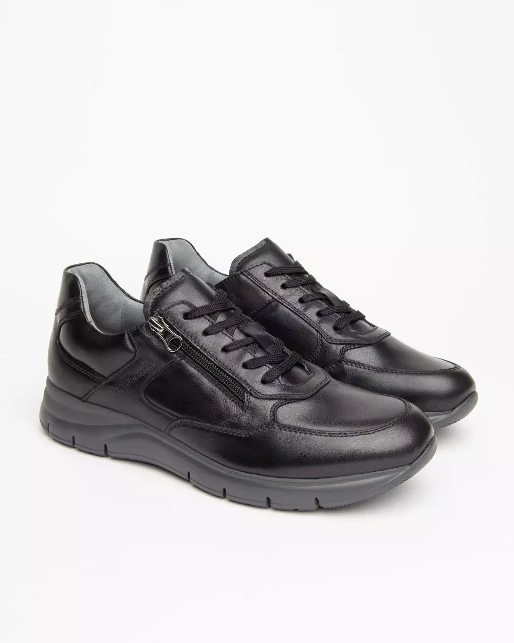 Nero Giardini I102153U Sneakers Uomo in Pelle nero