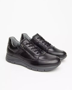 Nero Giardini I102153U Sneakers Uomo in Pelle nero