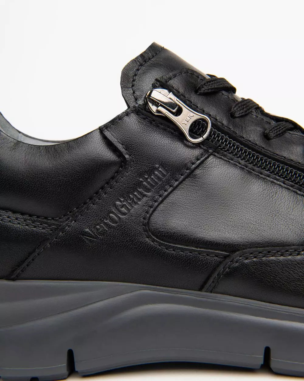 Nero Giardini I102153U Sneakers Uomo in Pelle nero