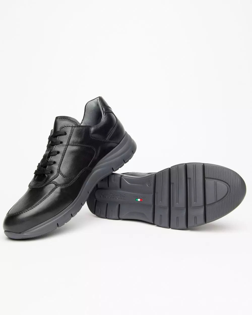 Nero Giardini I102153U Sneakers Uomo in Pelle nero
