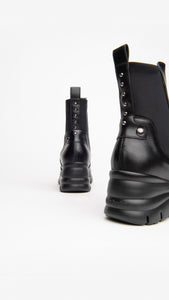 NERO GIARDINI I116885D STIVALETTI DONNA IN PELLE NERO