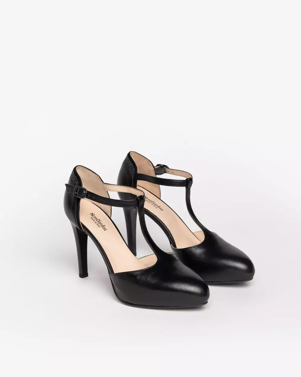 Nero Giardini I205500DE Décolleté Donna in Pelle e Suede