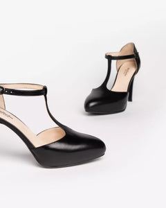 Nero Giardini I205500DE Décolleté Donna in Pelle e Suede