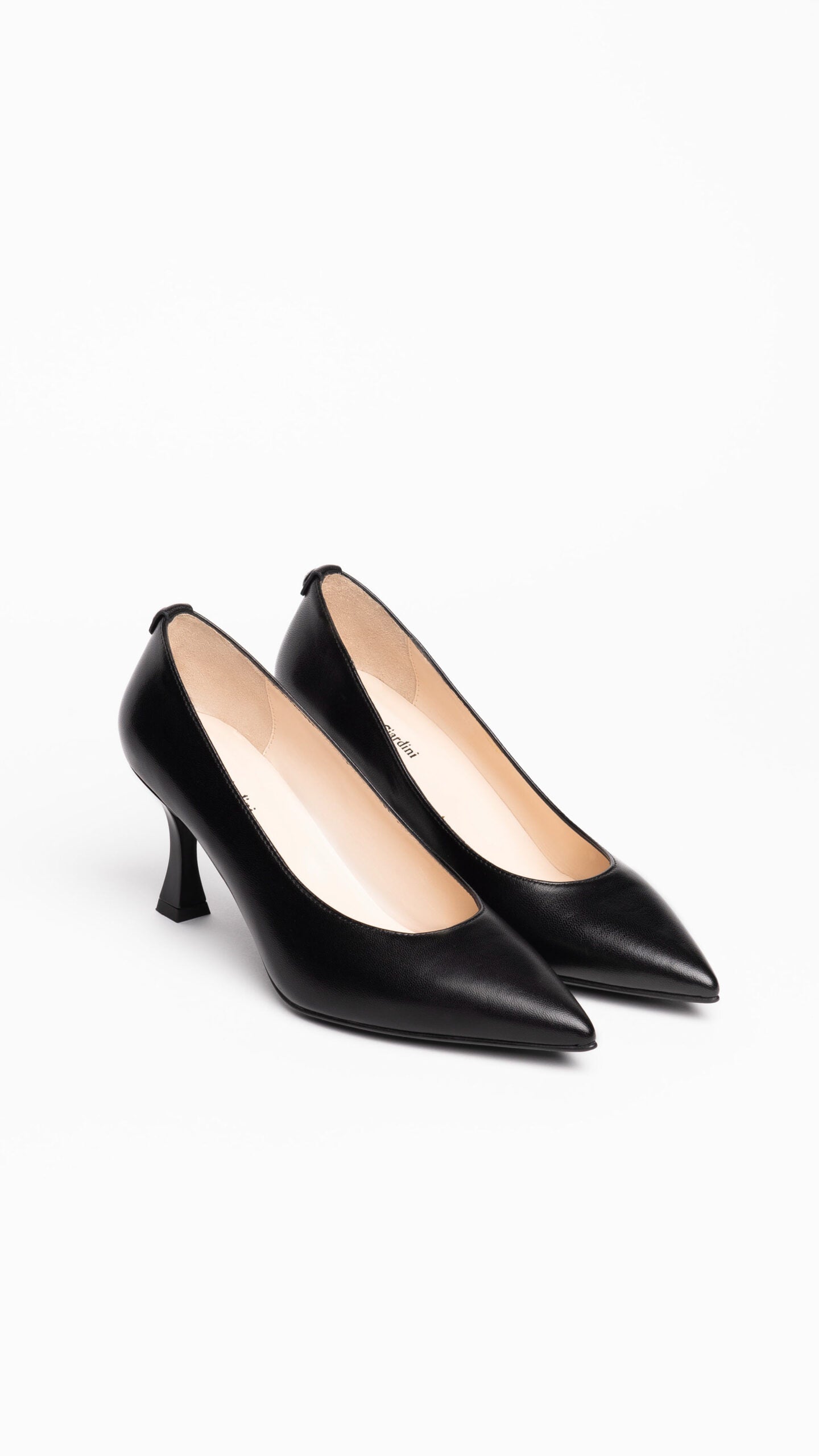 NERO GIARDINI I205580DE DECOLLETE DONNA IN PELLE NERO