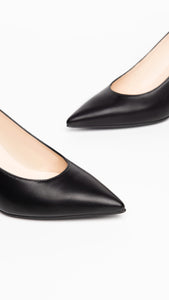 NERO GIARDINI I205580DE DECOLLETE DONNA IN PELLE NERO