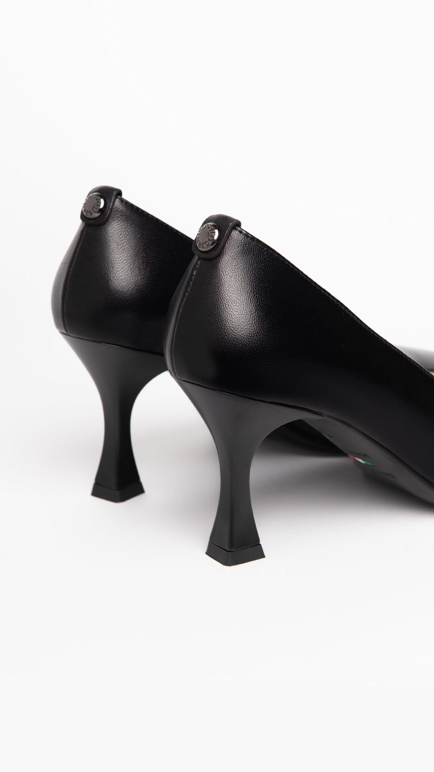 NERO GIARDINI I205580DE DECOLLETE DONNA IN PELLE NERO
