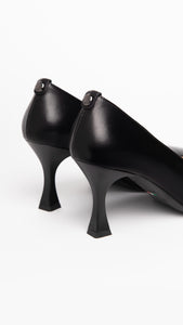 NERO GIARDINI I205580DE DECOLLETE DONNA IN PELLE NERO