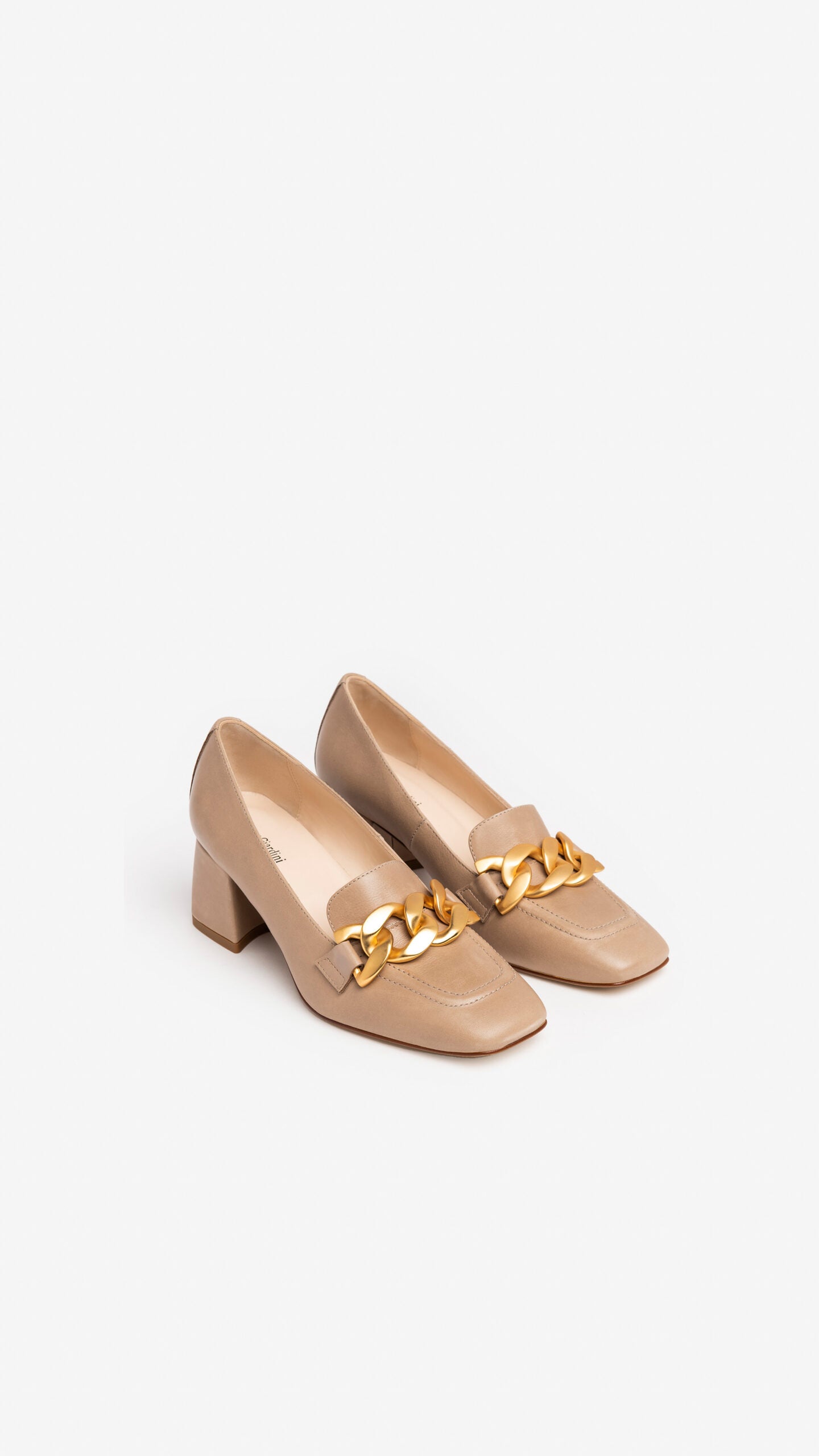 NERO GIARDINI I205651DE MOCASSINI DONNA IN PELLE BEIGE